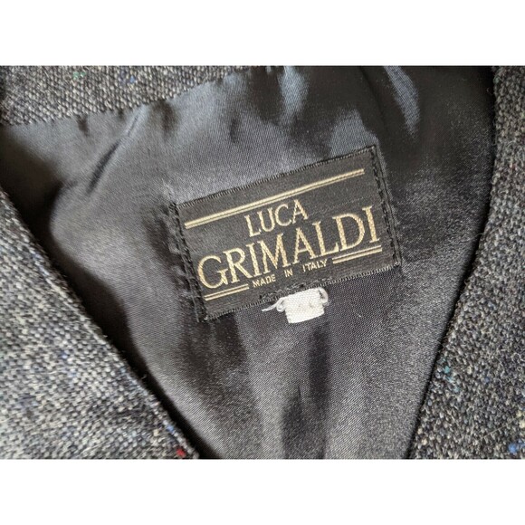 Colorful Fleck Tweed Shooting Hunting WOOL blend Waistcoat Vest Men XL - Picture 5 of 6